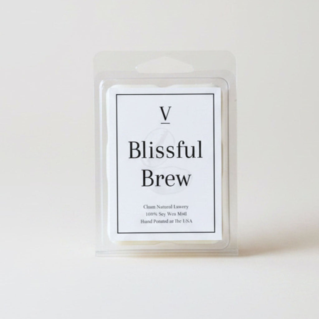 Blissful Brew soy wax melts with rich espresso fragrance
