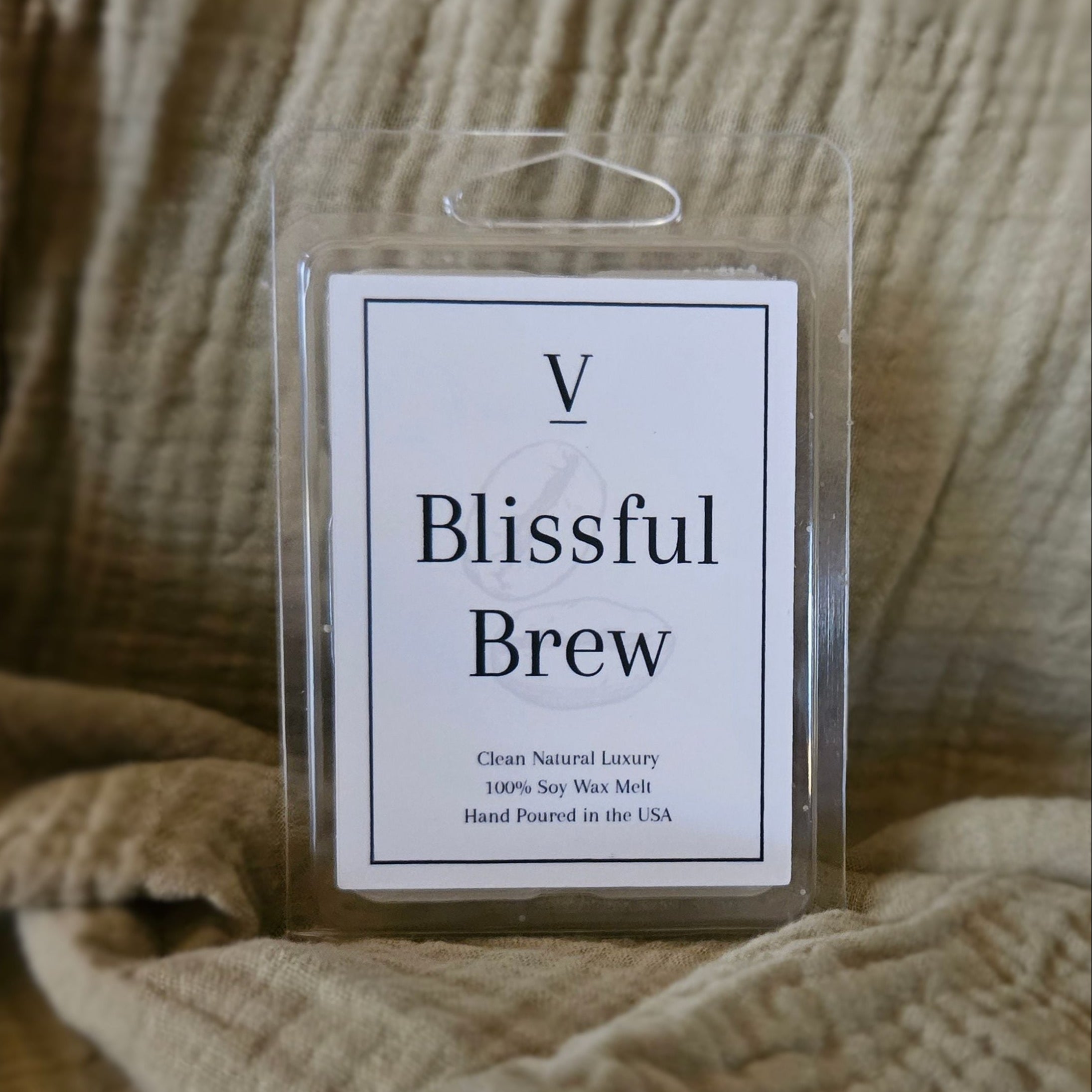 Blissful Brew soy wax melts with rich espresso fragrance