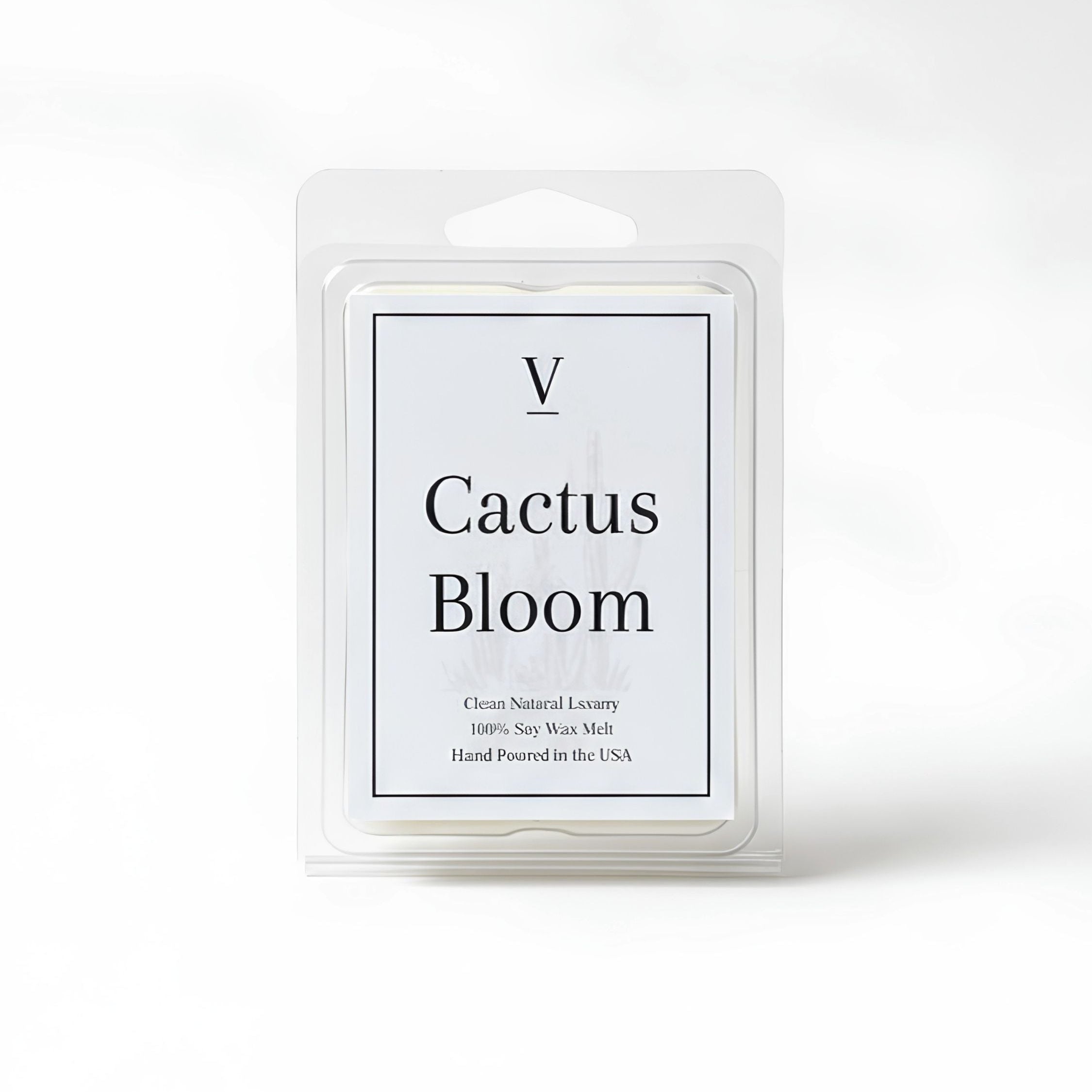 Cactus Bloom soy wax melts with fresh floral fragrance